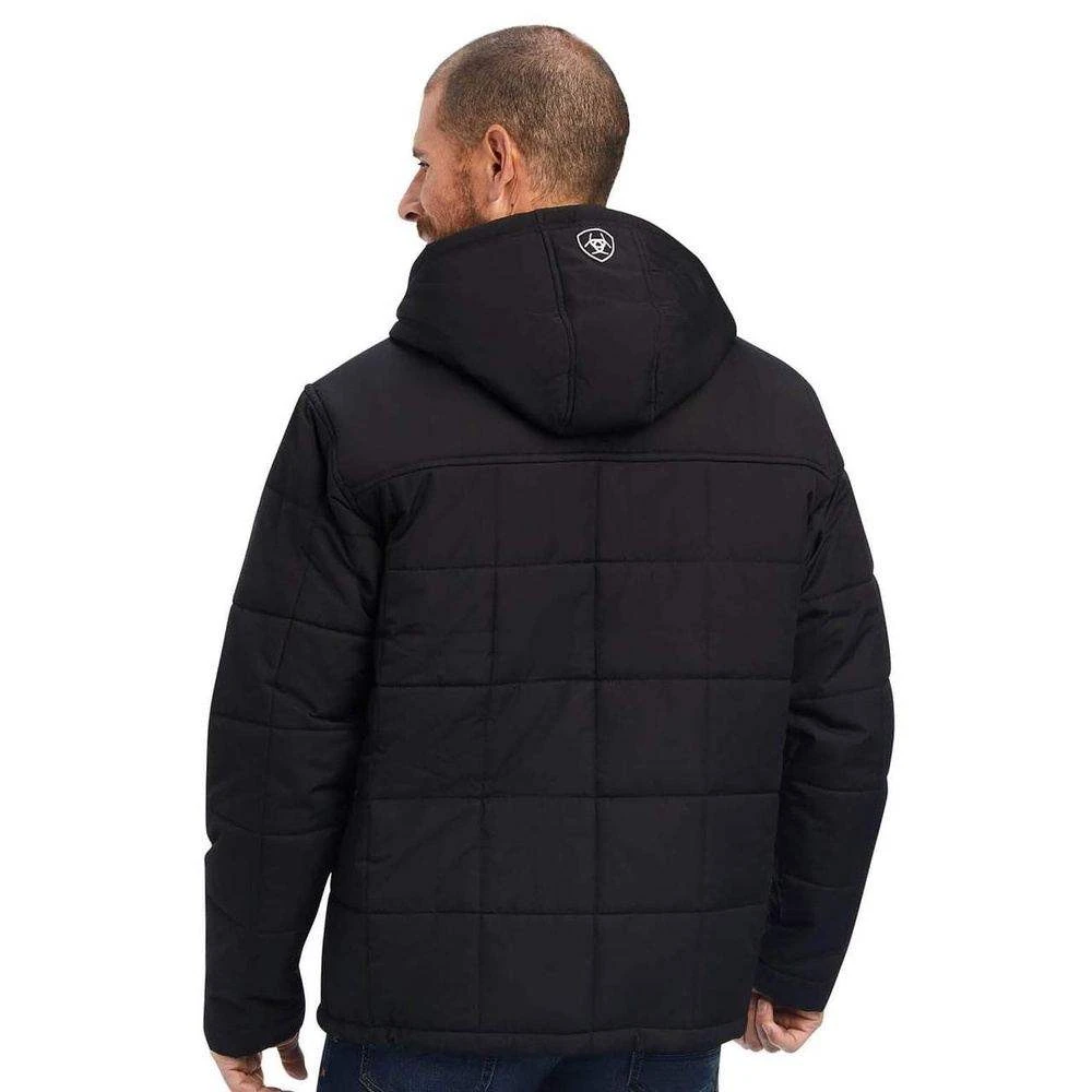 Ariat Men's Black Crius Hooded Insulated Jacket - Image 2