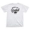 Burlebo Body By Brisket Gray Tee Shirt
