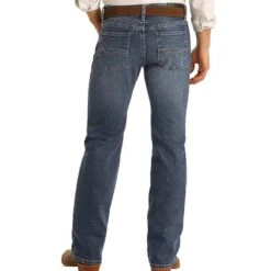 Rock N Roll Cowboy Men's Vintage 46 Pistol Straight Reflex Jeans