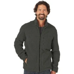 Wrangler Multi Pocket Sherpa Jacket Deep Depth