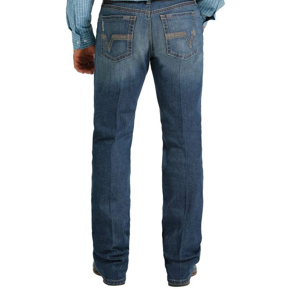 Cinch Men's Ian Slim Fit Dark Stonewash Jean