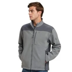 Ariat Men's Vernon 2.0 Jetty Gray Softshell Jacket