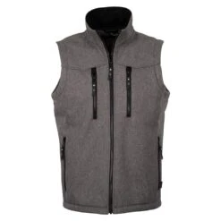 STS Ranch Wear Men's Slack Heather Grey Vest