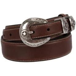Men's M&F Ranger Star Brown Belt