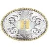 M&F H Initial Belt Buckle