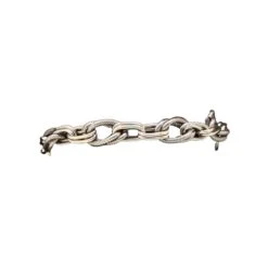 M&F Western Silver Strike Rope Link Bracelet