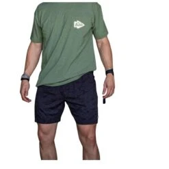 Burlebo Mens Black Camo Challenger Shorts