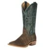 Men's Horse Power Coca Vintage W/Turquoise Dive Top Boots