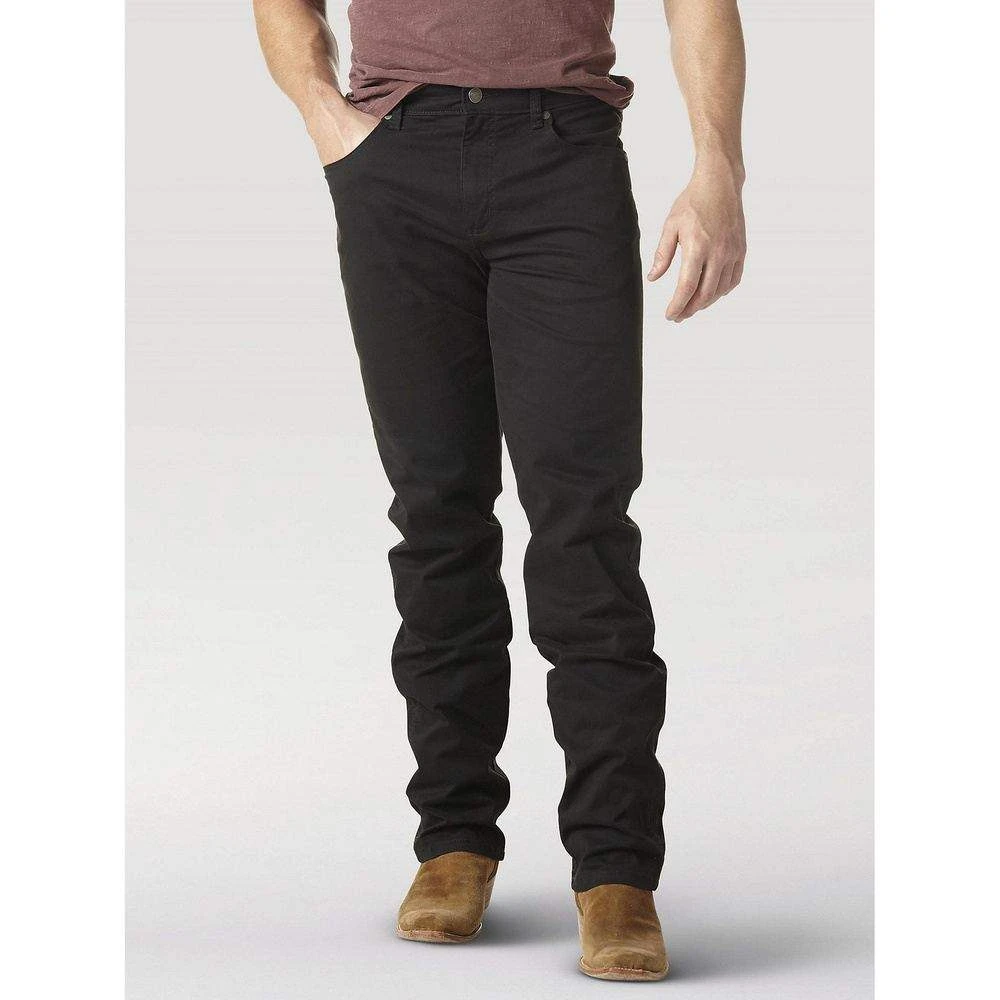 Wrangler Men's 88 Slim Straight Black Jeans - Image 3