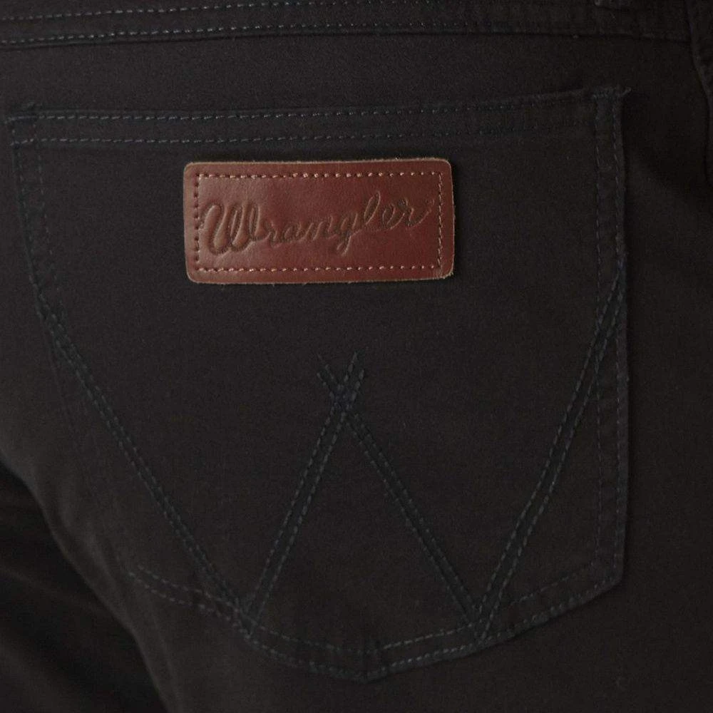 Wrangler Men's 88 Slim Straight Black Jeans - Image 4