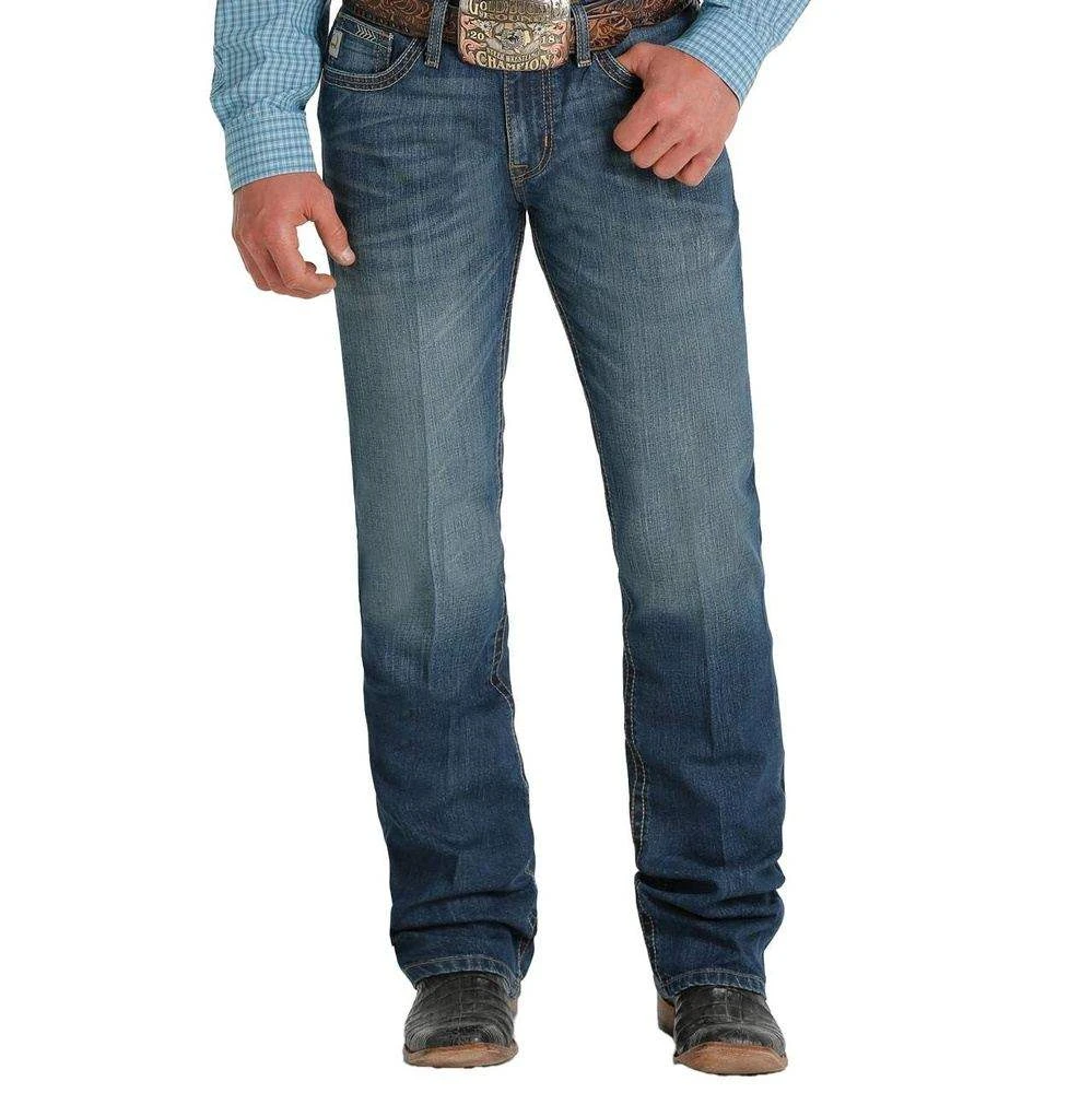 Cinch Men's Ian Slim Fit Dark Stonewash Jean - Image 2