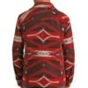 Panhandle Men's Powder River Red Aztec Jacquard Commander Jacket