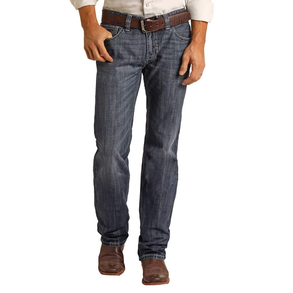 Rock N Roll Cowboy Men's Denim Pistol Straight Jean - Image 2