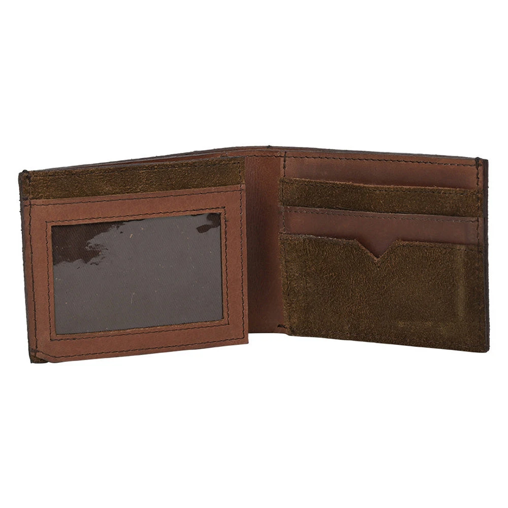 STS Ranch Wear Foreman LL Conceal Carry ID Roughout Bifold Wallet - Image 2