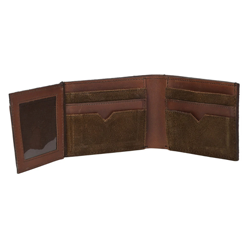 STS Ranch Wear Foreman LL Conceal Carry ID Roughout Bifold Wallet - Image 3